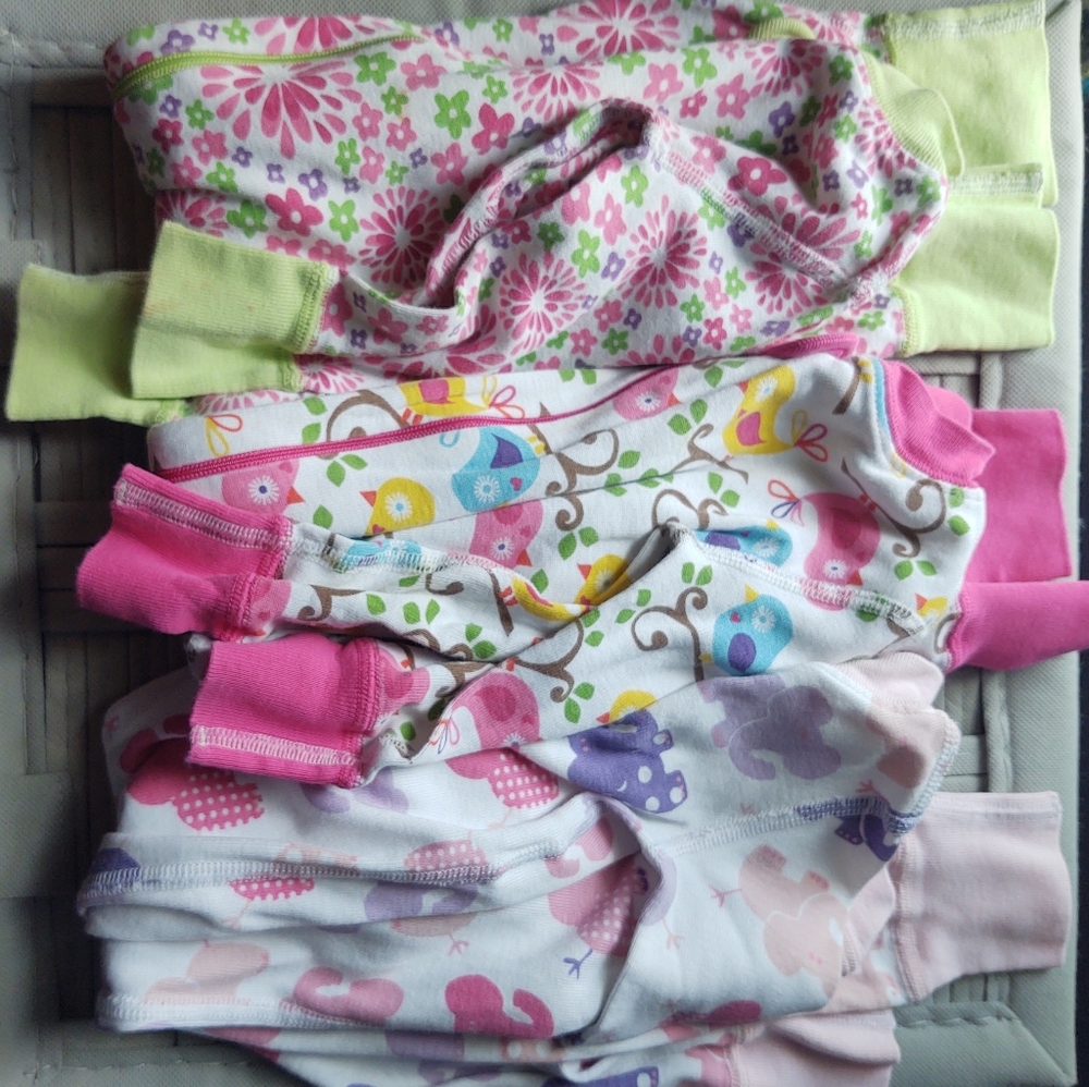 Hanna Andersson zip-up pajama sleepers girl